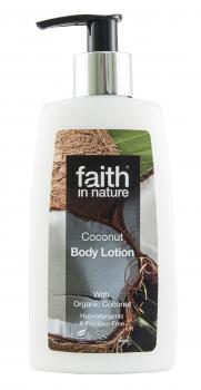 Faith in Nature Kókusz testápoló – bio kókusz olajjal (150 ml)